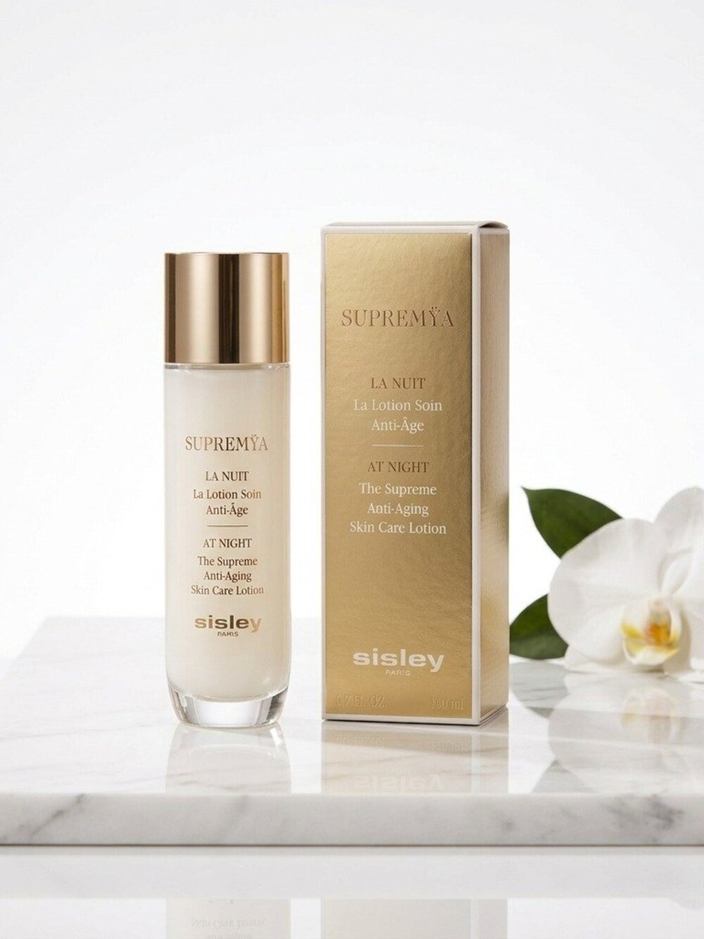 Sisley Supremÿa At Night The Supreme Anti-Aging Skin Care Lotion 4.7 oz / 140ml - Picture 2 of 4